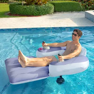 Electric Inflatable Water Seat, Floating Lounge Chair with Thruster for Adult Swimming & Water Sports NONE
