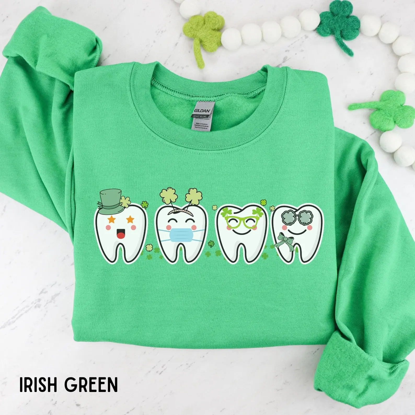 Dental St. Patrick's Day sweatshirt, Funny Dentist St. Patty's Day sweater, Dental hygienist shirt, Dental Hygiene gift, Dental squad Tshirt
