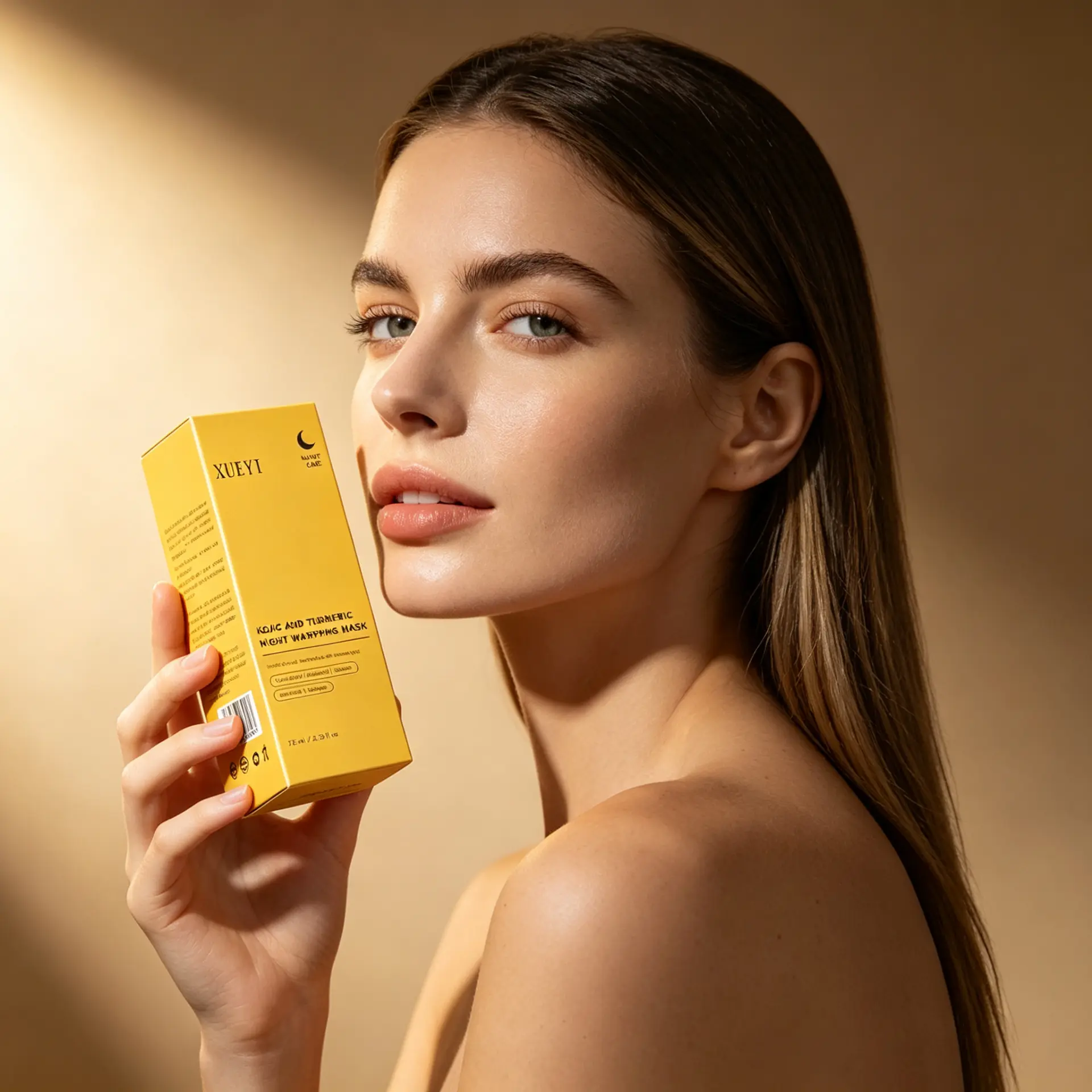 Turmeric Peel-Off Mask, Natural Skincare Solution, Gentle, Deep Cleansing & Exfoliating, Brightening Face Mask, Ideal for All Skin Types