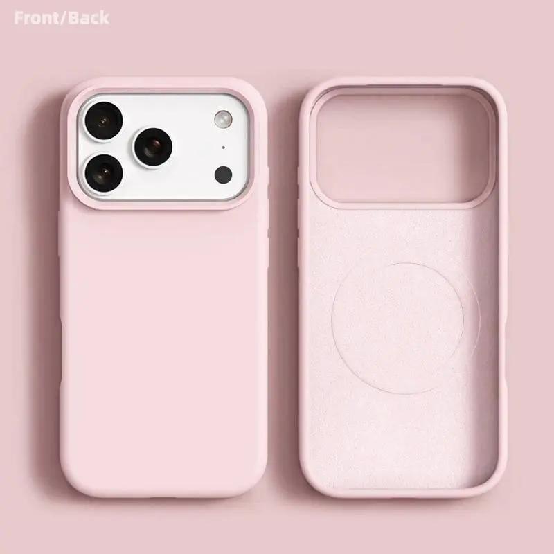 Luxury New Macaron Color Magnetic Protective Phone Case Cover Suitable for iPhone 17 Pro Max 17 Air 17 16 15 14 Plus 13 12 11 Pro Max, Double layer Shell Design, Very Good Protection for Mobile Phones, Gift for iPhone Users, Magnetic Cellphone Casing