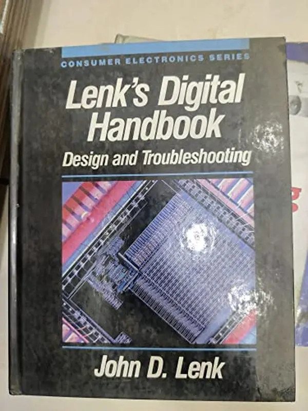 USED Book - Lenk's Digital Handbook: Design and Troubleshooting (Consumer Electronics Series) by John D. Lenk (Hardcover) - english