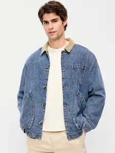 Old Navy Men's Loose Jean Workwear Jacket