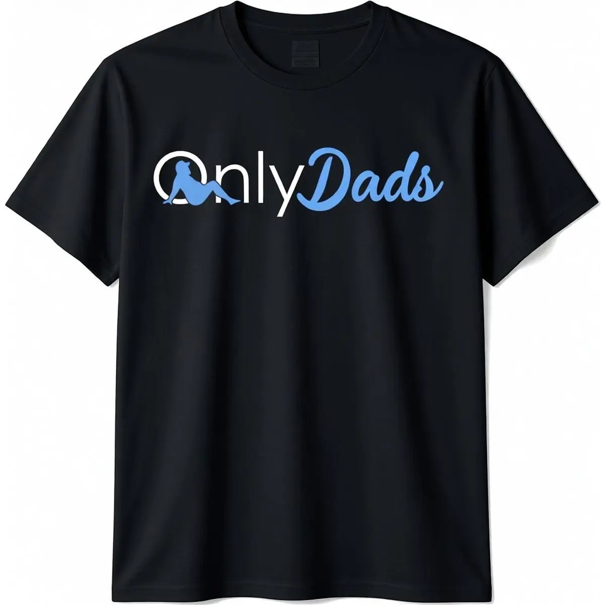 Men's Funny 'Only Dads' Graphic T-Shirt | Durable 100% Cotton Classic Fit | Casual Crew Neck, Ideal Father's Day Gift for Dad