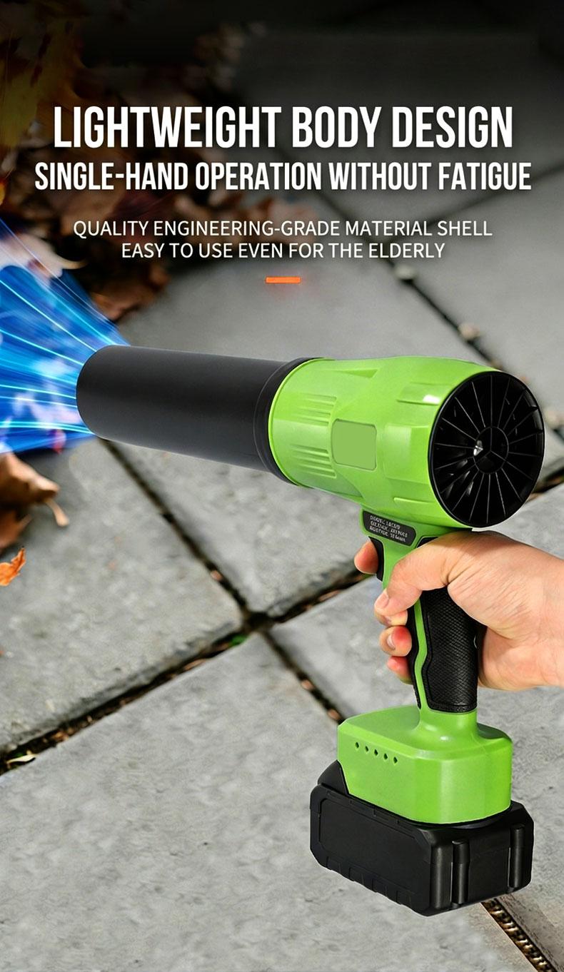 Cordless Turbo Boost Handheld Leaf Blower, Battery-Powered Air Blower with Safety Goggles, Protective Duct for Yard Leaves Cleanup, Garage Dust Cleaning Cordless Turbo Boost Handheld Leaf Blower, Battery-Powered Air Blower with Safety Goggles, Protective Duct for Yard Leaves Cleanup, Garage Dust Cleaning
