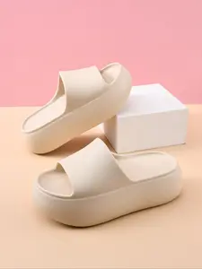 Women's Thick Sole Non-Slip Comfortable Slippers, Stylish Indoor and Outdoor Footwear for Everyday Use, Ideal for Relaxation and Home Wear