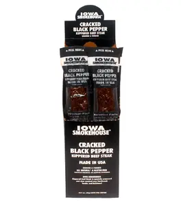 2 oz Kippered Beef Steak Cracked Black Pepper