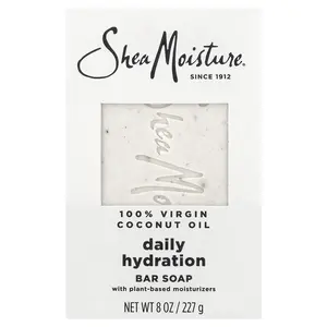 SheaMoisture Daily Hydration Bar Soap, 100% Virgin Coconut Oil, 8 oz (227 g) SheaMoisture Daily Hydration Bar Soap, 100% Virgin Coconut Oil, 8 oz (227 g)