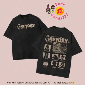 Vintage Grey Day Tour 2026 Shirt Icideboys Hip-Hop G59 Shirt Gift for Fan G59 Merch Unisex Concert Washed Tee Music Lovers Grunge Y2K Outfits Vintage 90s Graphic Hoodie Graphic Streetwear  Top