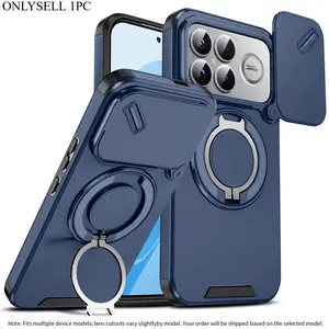 Case with Stand for Xiaomi Poco F8 Ultra 5G F8 Pro F7 F7 Pro F7 Ultra, Shockproof Anti-Scratch Full-Body Protective Cover, Fashion Business Stylish Gift for Men Women