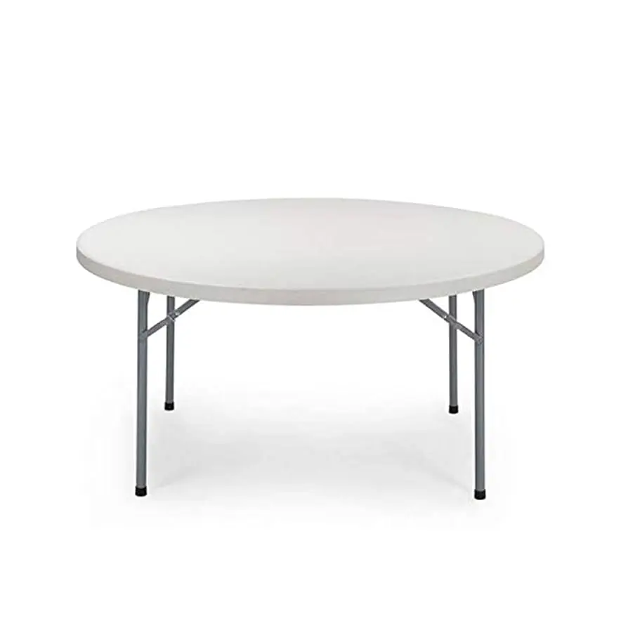 60-Inch Round Plastic Folding Table – Durable, Lightweight & Space-Saving Event Table