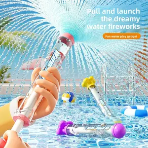 Large Firework Water Gun, 360 Sprinkler Ambience Prop, Extra Large Capacity Pump Action Water Cannon, Ideal for Water Parks & Water Play Toys