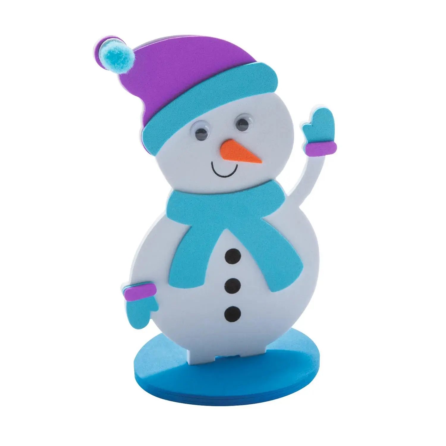 Snowman Stand-Up Craft Kit - Makes 12