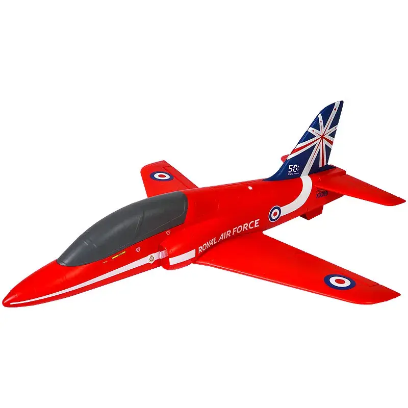 Red Arrows BAE Hawk 50mm EDF PNP Electric RC Airplane with Vector Flight Stabilization System, 11.1V, 2627-4500kv Brushless Motor, 4-Minute Flight Time, 725mm Wingspan (PNP: Transmitter, Receiver, Battery, Charger Not Included), Edf Propeller, Includes Ve
