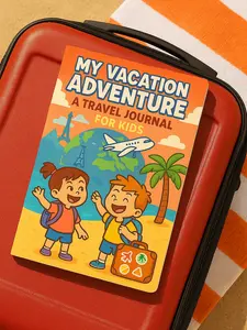 Kids' Travel Journal - My Vacation Adventure Book for Children's Literature & Art Enthusiasts