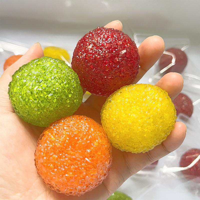 Ship Incl-Handcrafted Crystal Mochi BallStress Relief Toy