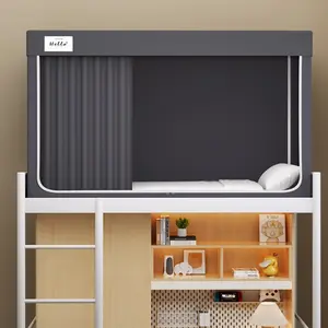 Mosquito net student dormitory blackout bed curtain new single upper bunk dormitory lower bunk all-inclusive integrated installation-free bracket
