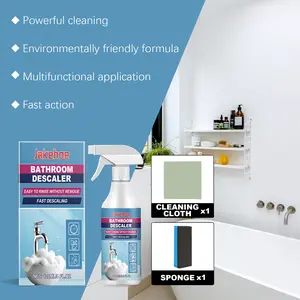 Jakehoe Upgraded Oxalic Acid All-Purpose Bathroom Cleaner – Powerful Limescale & Stain Remover for Toilets, Tiles, and Faucets – Surface-Safe & Glaze-Protecting Formula foam