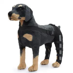 Pet Double Hind Leg Walking Brace, Post-Op Support Wrap for Senior Dogs, Assisted Walking Protection