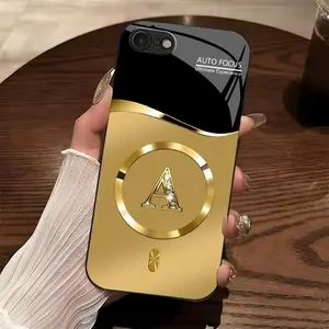 Suitable for [iPhone Se 2] high-end MagSafe phone case🥰，Features a magnetic attachment function, with all 26 letters available for you to choose from. YM99