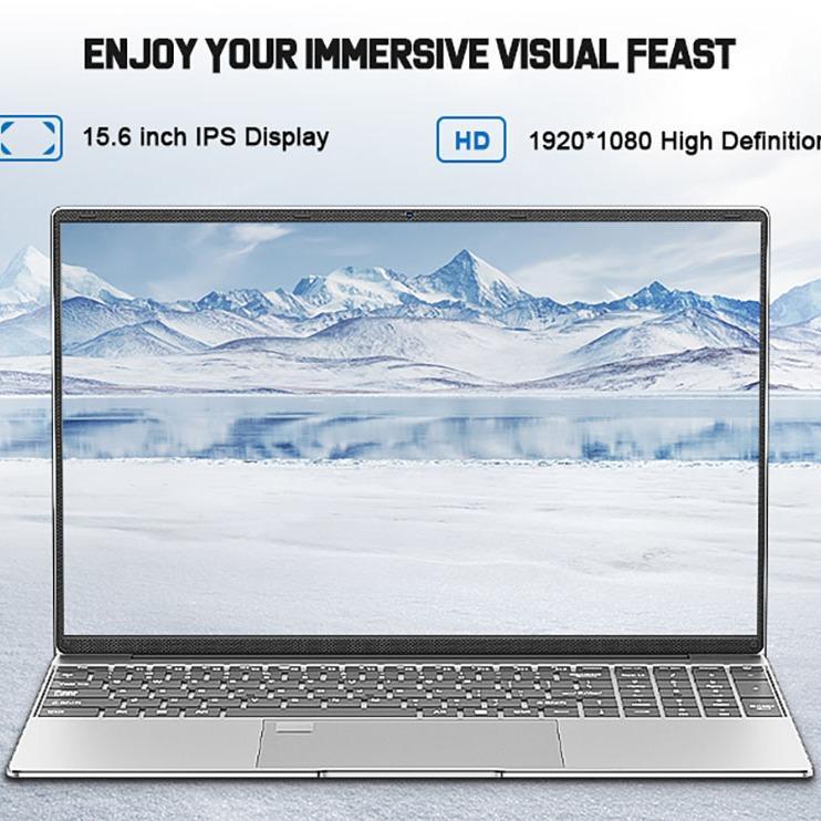 15.6" Intel  6500U Laptop Computer PC Windows 11 Pro 32GB DDR4 1TB SSD Laptops Office Fingerprint Unlock Notebook PC