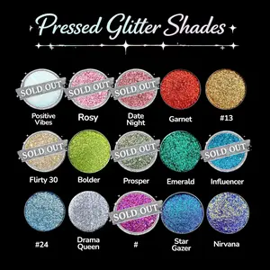 Mateo Beauty Glitter Magnetic Single Eyeshadow - Pigment-Rich Titanium-Chrome Finish Makeup Cosmetic for Flawless Eye Looks, Glitter Eyeshadows