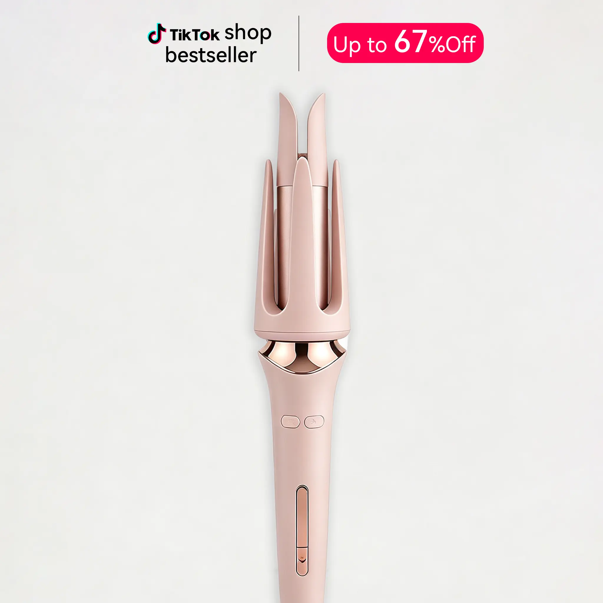 Wavlora Curling Iron - Professional Handheld Comfort Hair Styling Tool, Hair Tools, TikTok Shop Newly Listed Item, Up to 60% Off