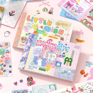 Simno 30 Pages Japanese style Sticker Book for Scrapbooking