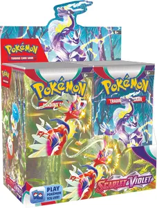 Pokémon TCG: Scarlet & Violet Booster Display Box 36 Packs New Adventure with Tera Pokémon ex and Amazing Artwork for Collection Expansion