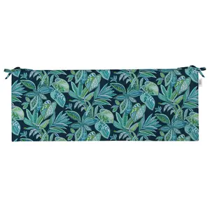 RSH Décor Crestwood Marine Blue Foam Bench Cushion for Indoor Outdoor Use, Made in USA