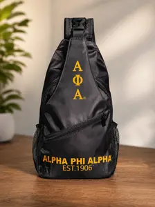 Alpha Phi Alpha Sling Bag: Greek Crossbody Backpack