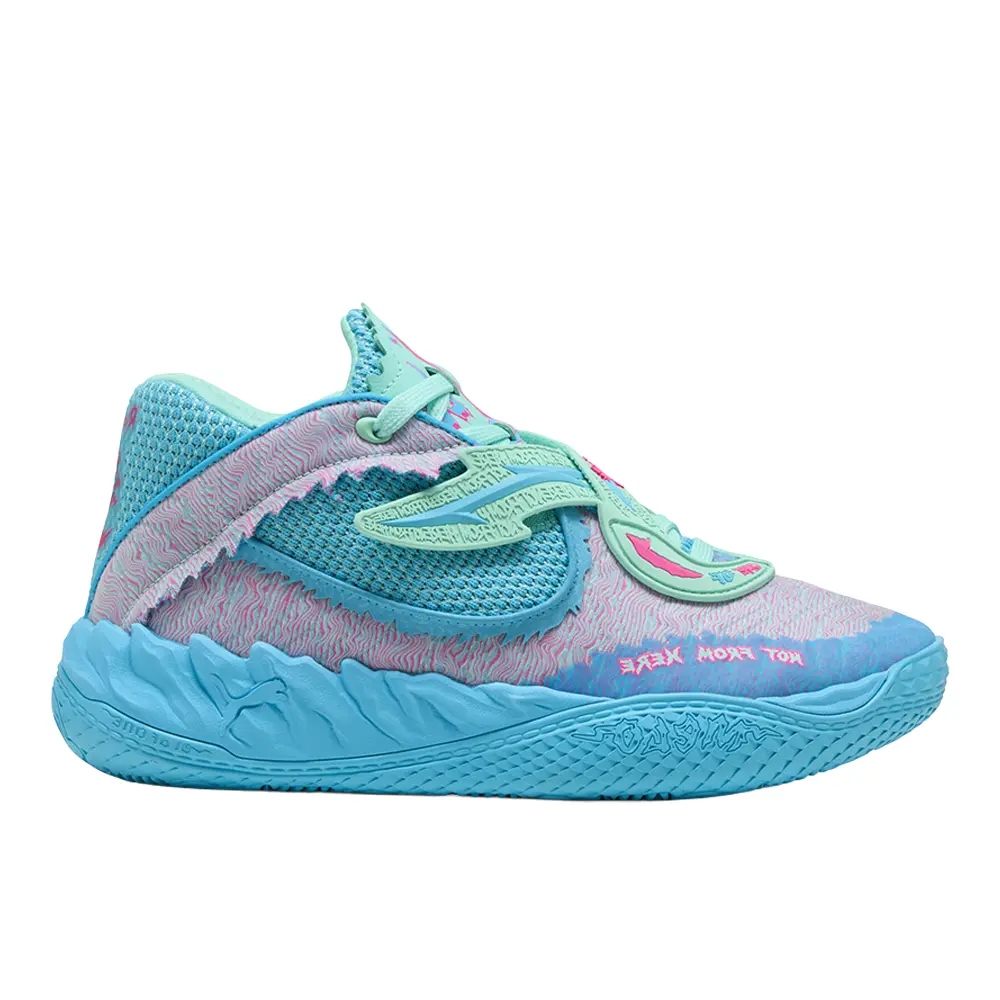 PUMA Mens X Rick And Morty Mb.05 Basketball Sneakers Shoes - Blue PUMA Mens X Rick And Morty Mb.05 Basketball Sneakers Shoes - Blue