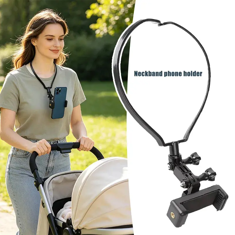 Universal Neck Hanging Phone Mount Action Camera Neck Wearable Bracket