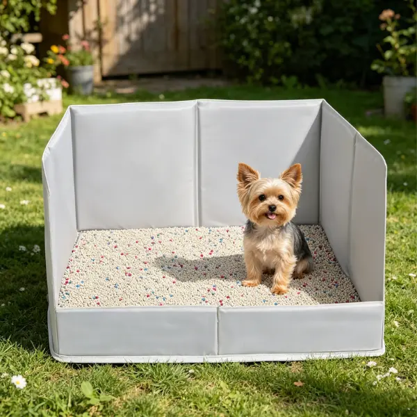 Portable Oxford Cloth Cat Litter Box Dog Toilet Out Lightweight Folding High Fence