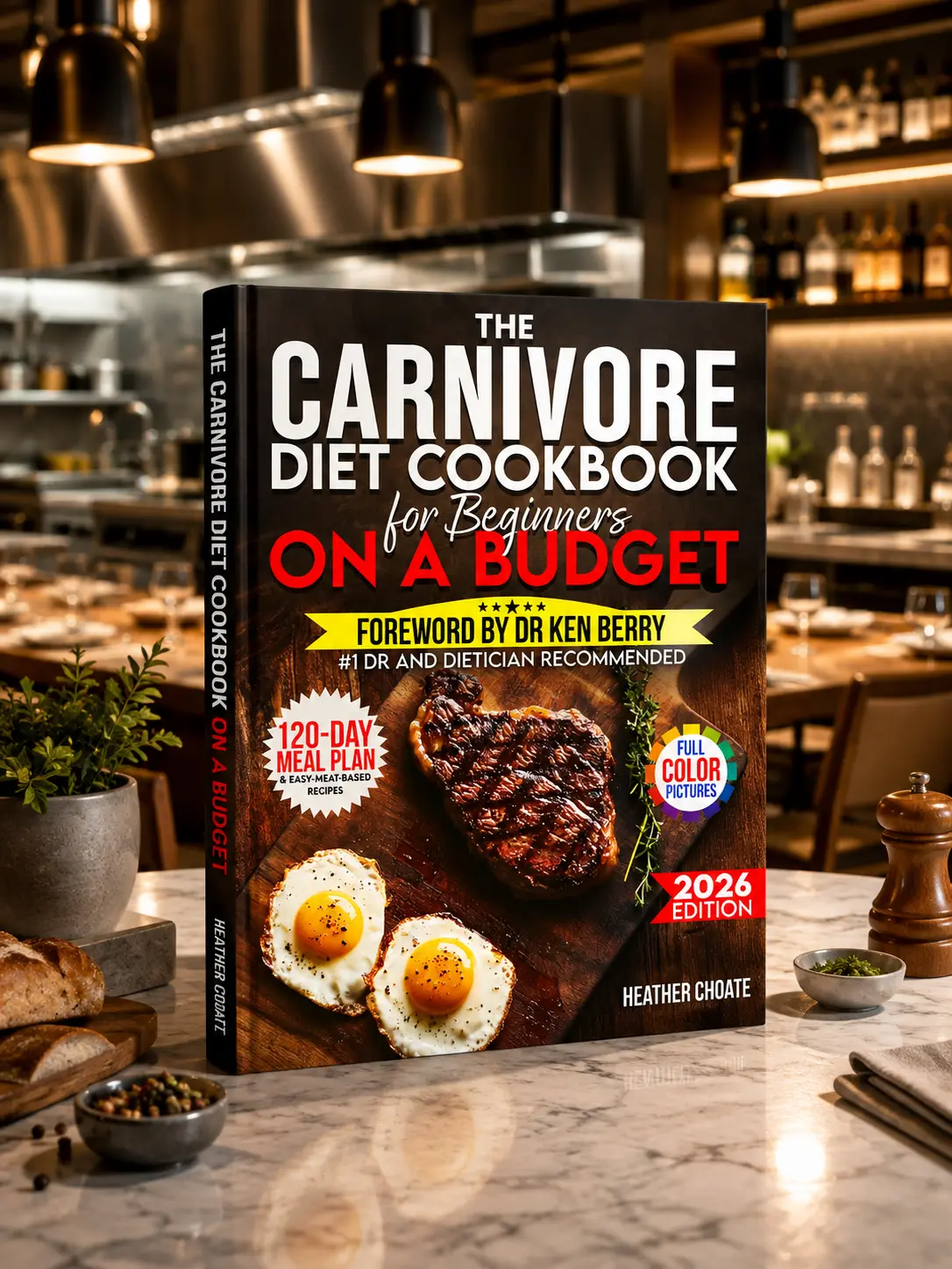 [NEW 2026]The Carnivore Diet Cookbook for Beginners on a Budget: Simple Meat-Based Recipes, 120-Day Meal Plan, Budget-Friendly Meals, Grocery Tips & Easy Meal Prep Ideas.