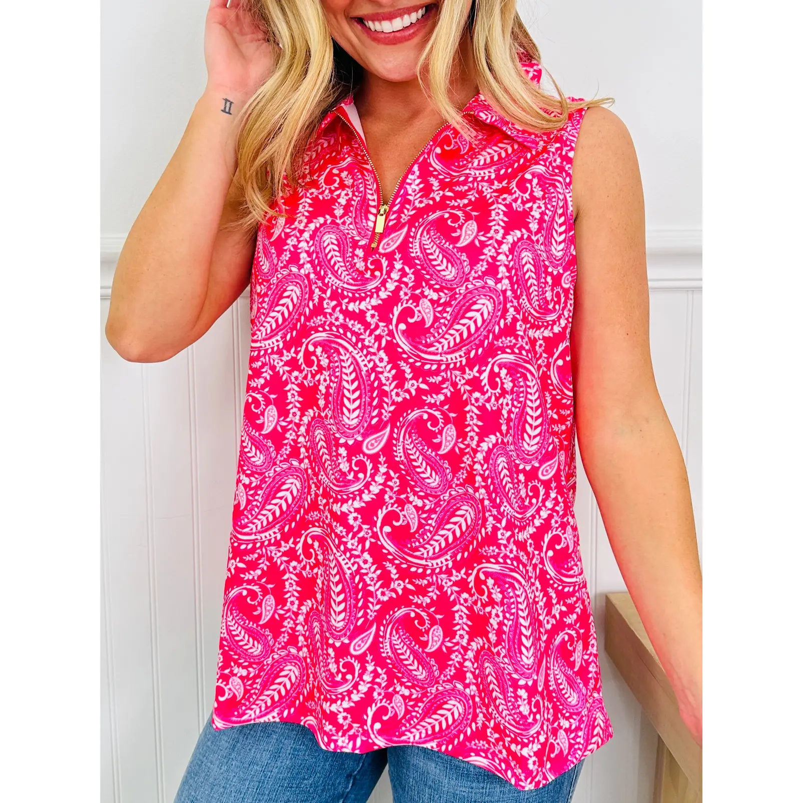 Heatwave Haven Tank Top in Hilton Head Print