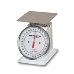 212 MAIN Sturdy Detecto PT-2 Top-Loading Checkweighing Food Scale, Fixed Dial, Measuring Function, Shatterproof Lens, Temperature Compensation for Kitchen Use
