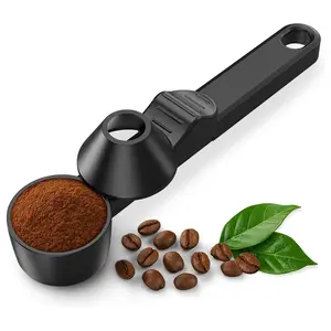 Reusable K Cup Coffee Scoop with Funnel – 2 Tbsp Coffee Measuring Spoon for Ground Coffee, Easy Fill Tool for Refillable Pods, Tea & Protein Powder, Mess-Free Coffee Tool