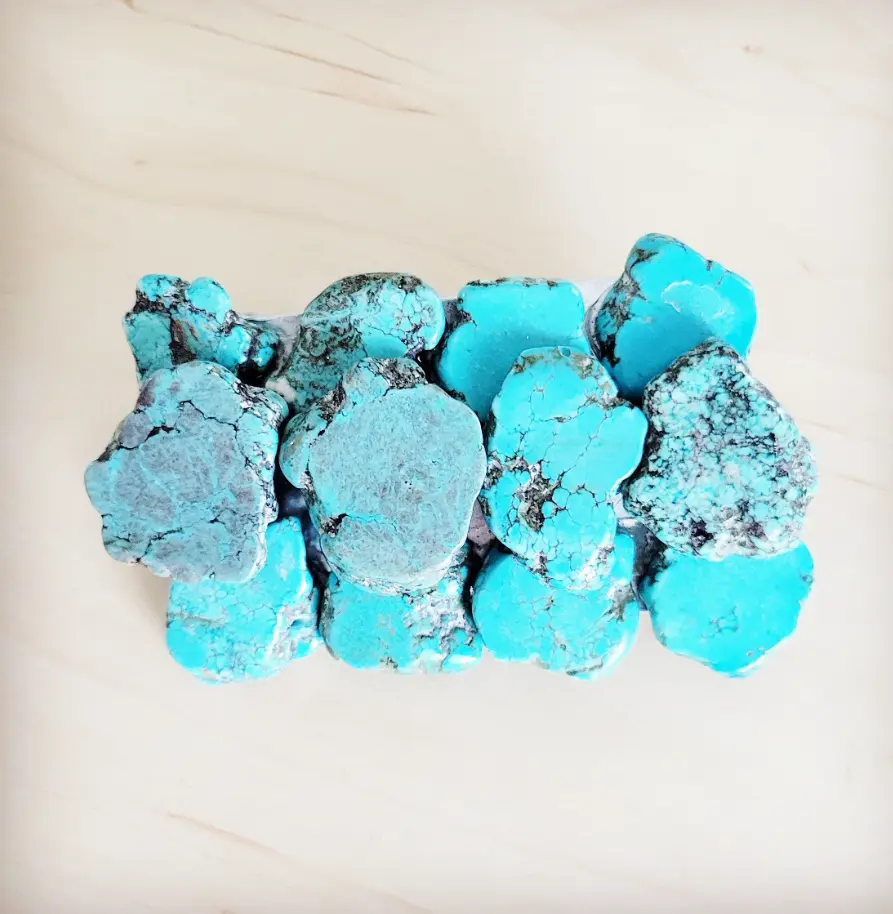 Large Turquoise Slab Belt Buckle