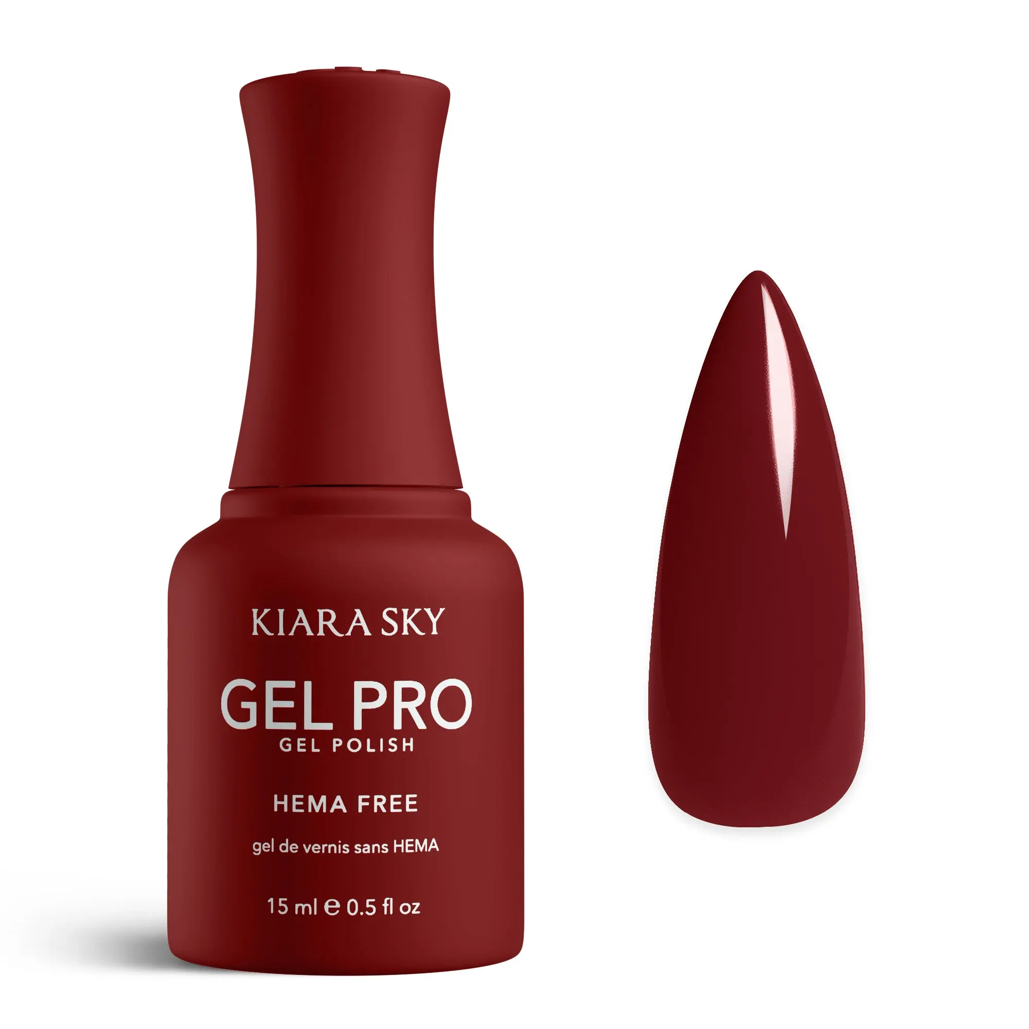 Kiara Sky Gel Pro - Brick By Brick HEMA-Free + TPO Free Nail Gel Polish | Intense Pigmentation, Long-Lasting Wear | Finish: Cream 15ml