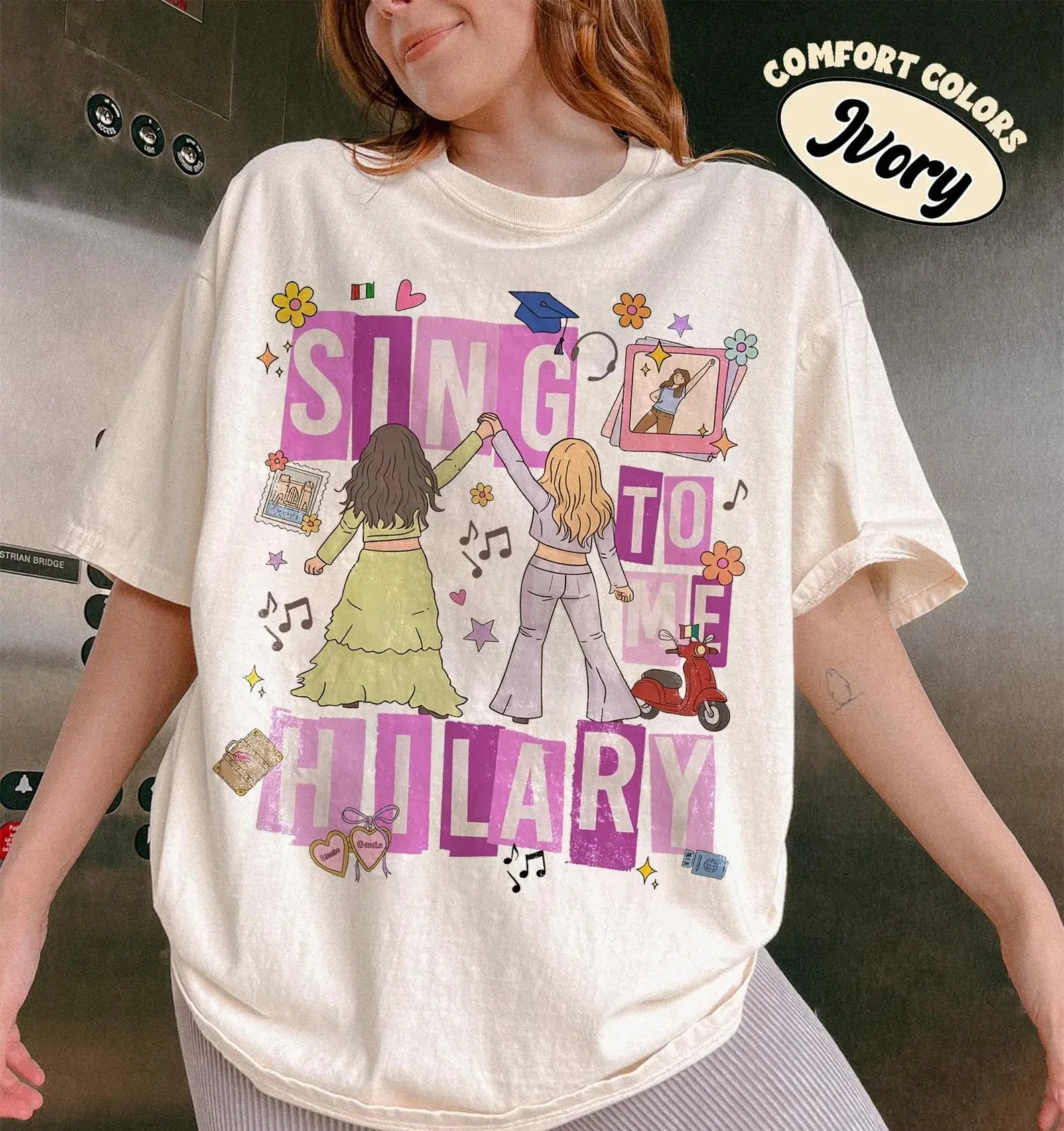 Comfort Colors Retro 2000s Teen Pop Shirt, Dreamy Y2K Nostalgia Graphic Tee, Throwback TV Music T-Shirt, Pop Culture Fan Gift