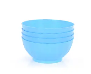 Mintra Unbreakable Plastic Bowl - 4 Pack Large 1.8 L