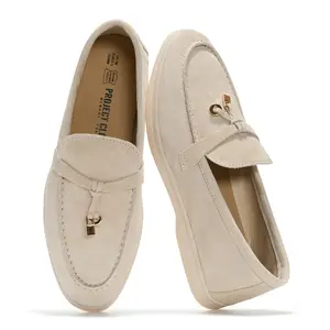 Project Cloud Women's | Moccasins Penny Loafers for Women | Genuine Leather | Memory Foam | Lightweight | Non-Slip - Iris