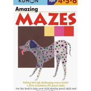 Kumon Amazing Mazes (Kumon Basic Skills Workbooks) Ages 4-5, kindergarten (Kumon's Practice Books) Paperback – February 2, 2004