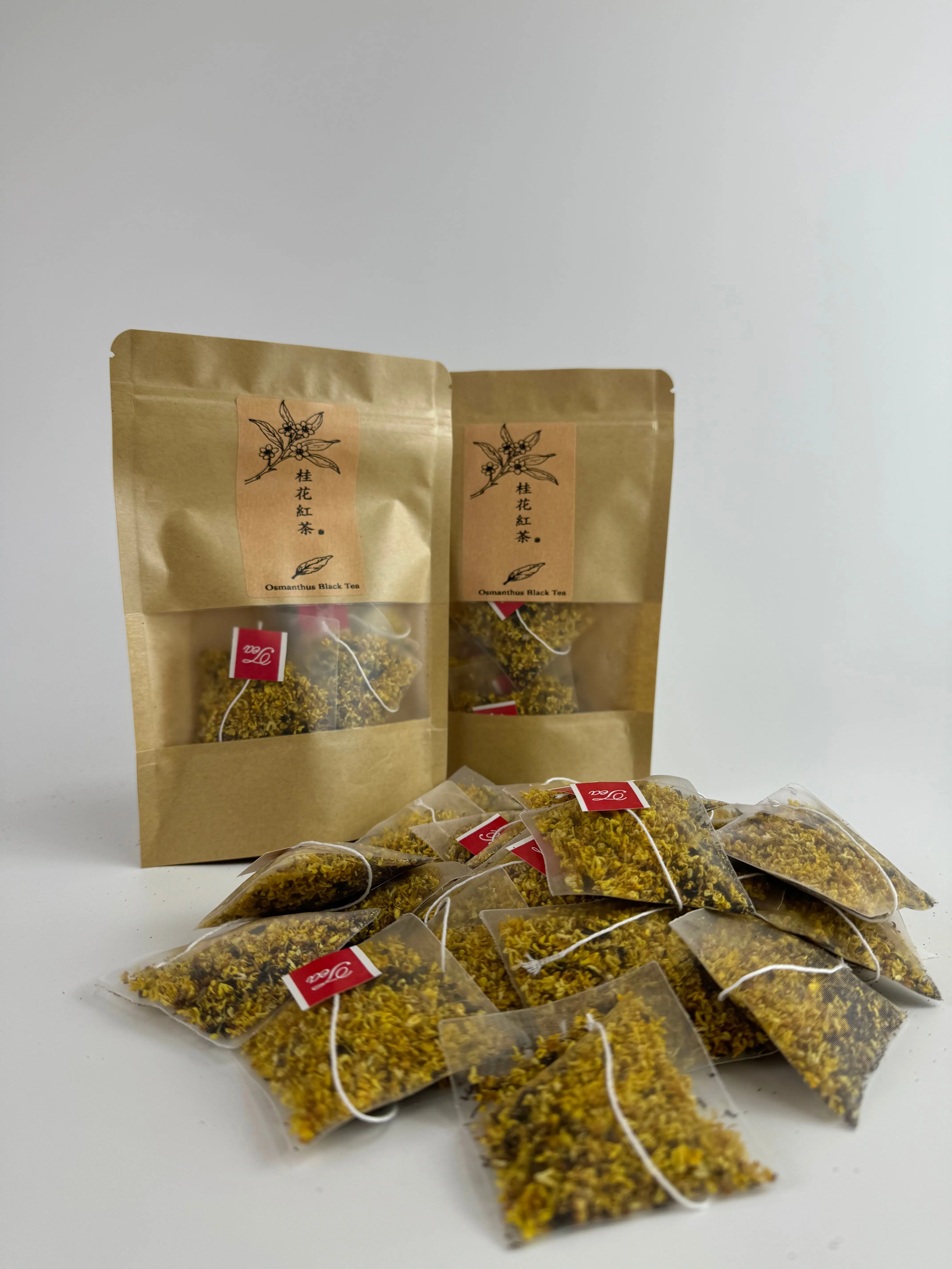 [Leaf pop] 1pack(5bags) Osmanthus fragrans black tea, anti-aging, promoting digestion and cardiovascular health, is suitable for men and women in beauty beauty -TikTokShopBlackFriday