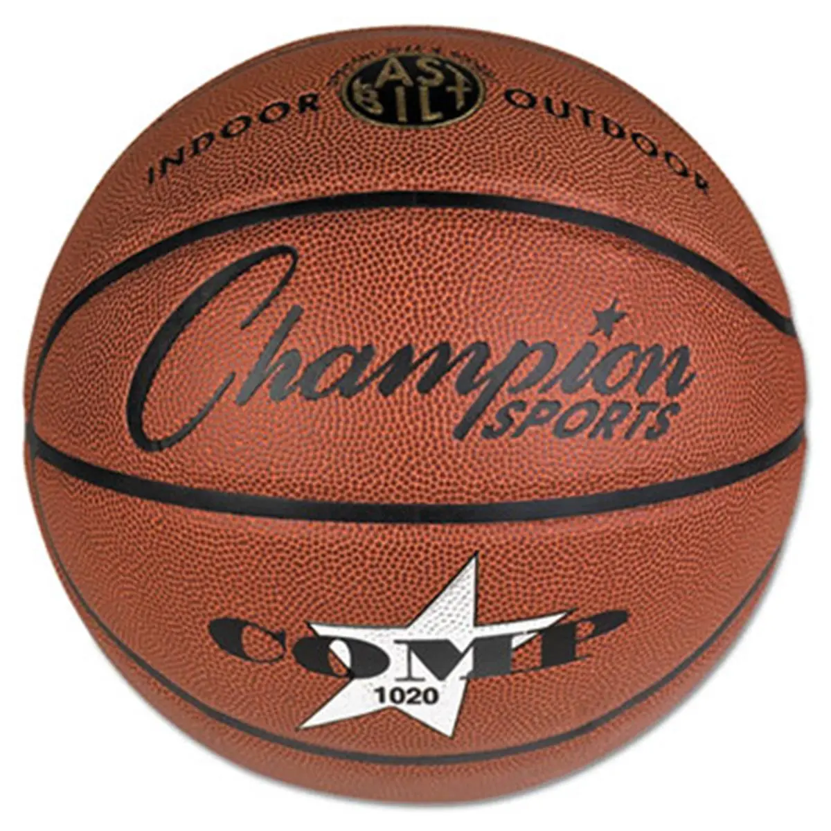 Champion Sport Composite Basketball, Official Size, 30 in., Brown