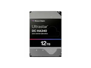 Western Digital Ultrastar DC HA340 WUS721212BLE6L4 12 TB Hard Drive - 3.5" Internal - SATA (SATA/600) - Conventional Magnetic Recording (CMR) Method - 7200rpm - 512e Format (0B47063)