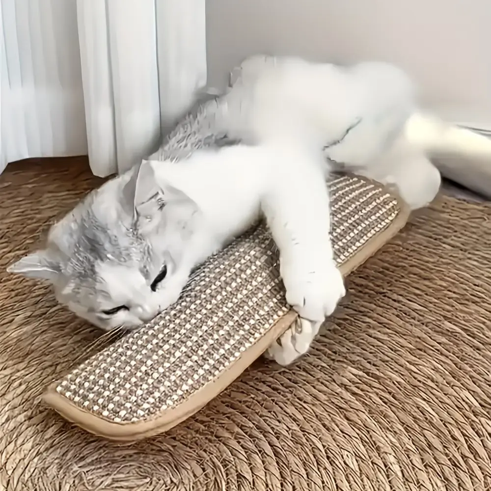 Cat Toy Pillow and Scratch Pad, Scratcher Board, Perfect Gift for Cats and Kitty, Ideal for Solo Play and Intimate Interaction, Keeps Your Cat Happy and Calm