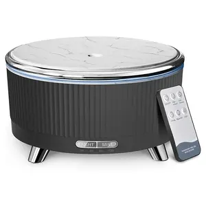 500ML Essential Oil Diffuser: Ultrasonic Aroma Diffuser with Remote Control for Spa Hotel Yoga Room - Humidifier for Bedroom with 7-Color Night Lights & Auto Shut-Off for Nursery/Women Home Relaxation