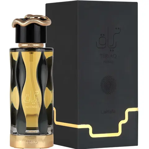 Lattafa Teriaq Intense Eau de Parfum Spray for Unisex 3.4 Oz Perfume Cologne Fragrance Sweet Spicy Amber Vanilla