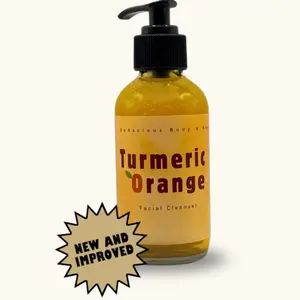 Turmeric & Orange Cleanser Facial-  Skin evening natural cleanser